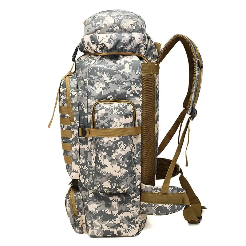 Waterproof Camouflage Backpack - 60L